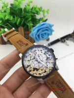 Clone Mont Blanc TimeWalker Watch Camouflage Dial Brown Leather